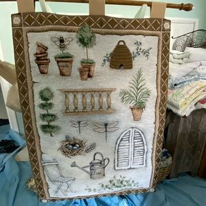 Beautiful tapestry.  Remodeling home with more of beach theme.